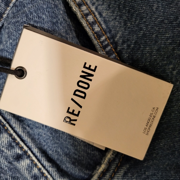 RE/DONE High Rise Stove Pipe Jean - Picture 3 of 7